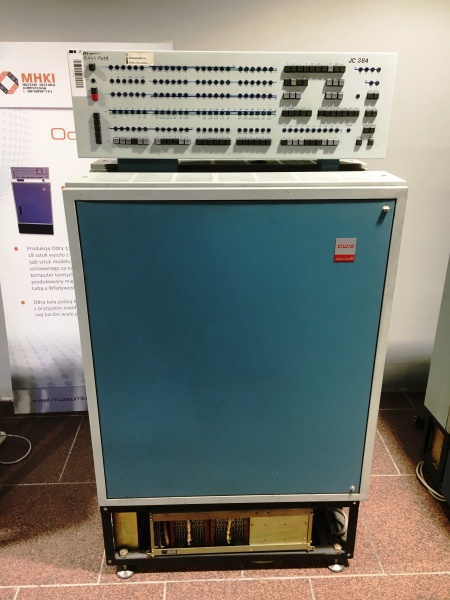 Na zdjęciu procesor komputera Odra 1305, znajdujący się na ekspozycji Muzeum Historii Komputerów i Informatyki