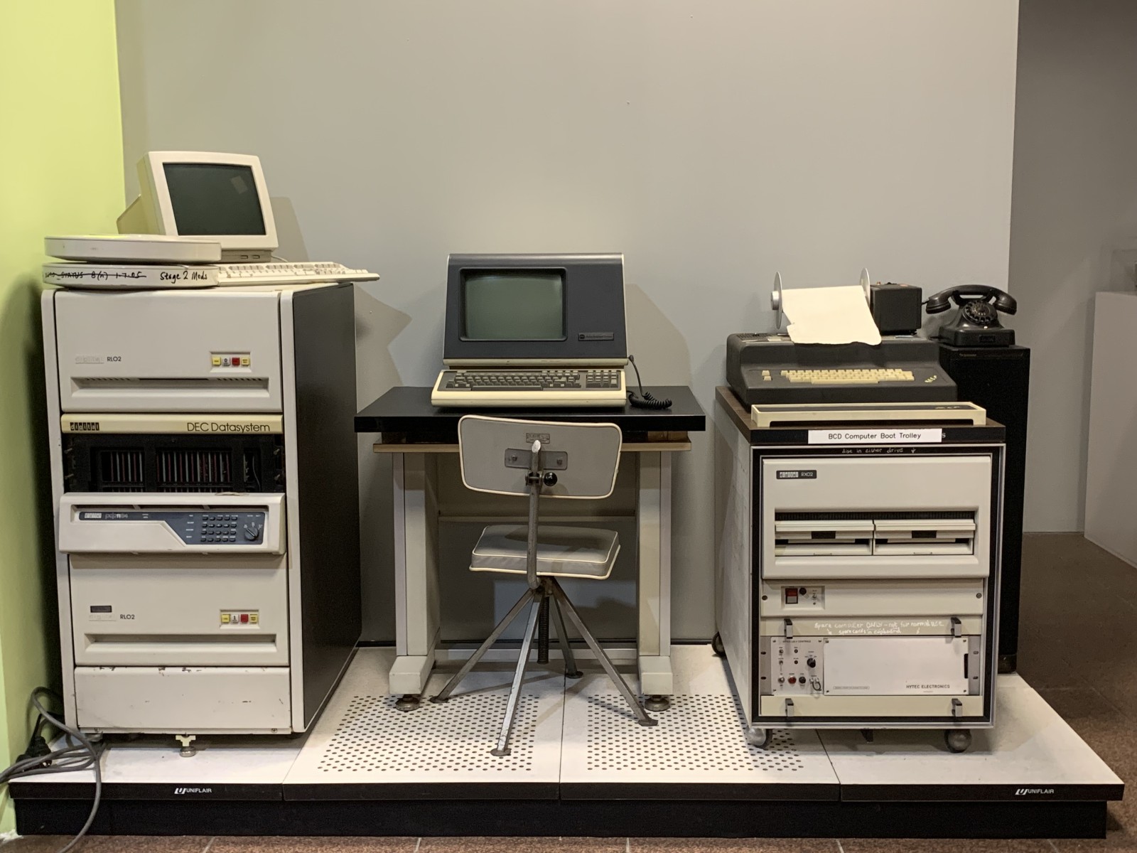Ekspozycja PDP 11/34 w MHKI