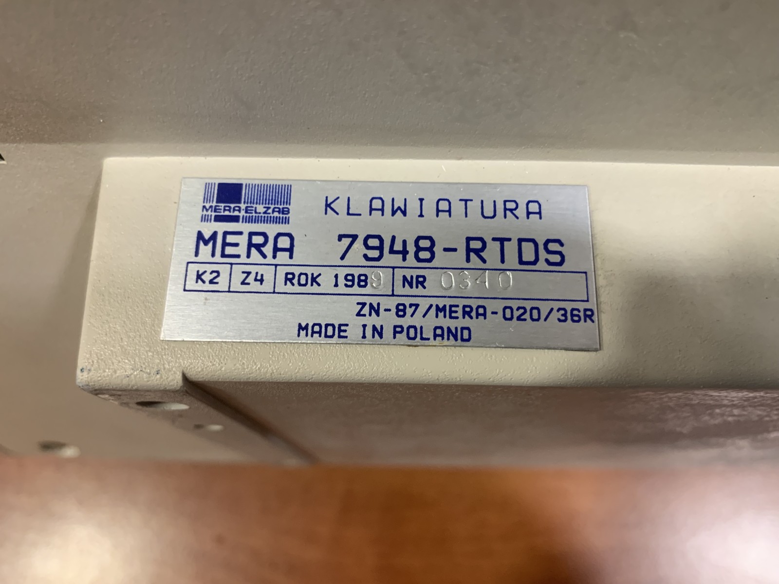 Klawiatura RTDS